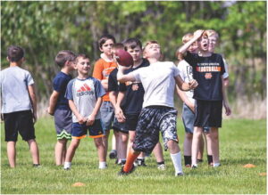 North Union football program hosts annual camp for local youth gridders