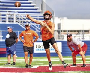 Wildcats get challenged on the gridiron;  Skaggs tapped as starting quarterback