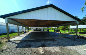 New sheep barn built