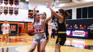 Lady Cats pounce on visiting Shawnee, 73-12