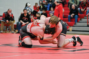 NU grapplers finish ninth in Central Buckeye  Conference tourney; Cline clinches 100th victory