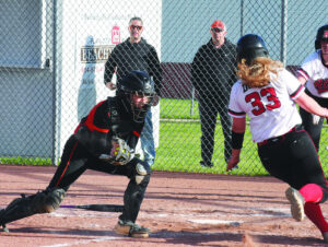 Lady Pioneers grind out CBC softball victory over North Union
