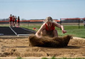 Lady Cat claims two titles during West Liberty-Salem track and field invitational