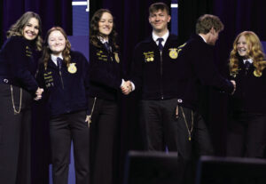 North Union FFA officers recieve a gold rating