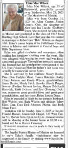 Edna Mae Wilcox