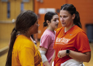 North Union hosts volleyball camps for various levels; BGSU coaches guide high school session