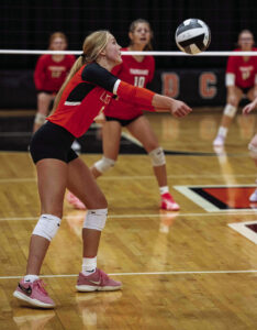 NU spikers get back on winning track following three straight wins