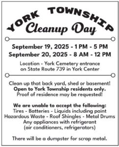 York Township Cleanup