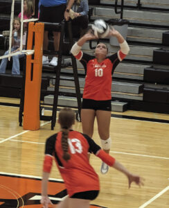 NU spikers drop conference match