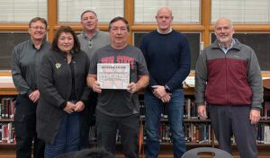 School district honors staff member