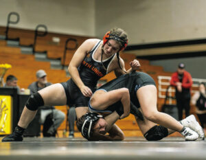 Lady Cat grapplers compete in girls tri-match at Benjamin Logan