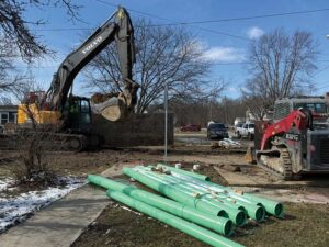 Sewer project underway in Magnetic Springs