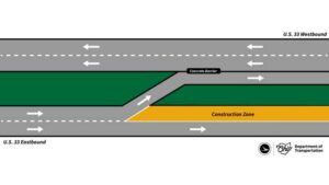Traffic pattern change planned on U.S. 33