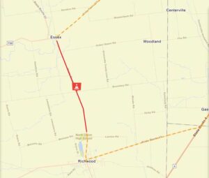 Route 37 northbound closes