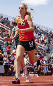 NU Gabby Lindsey makes podium in three events at states for track and field