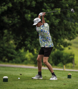 NU golf players participate in Heart of Ohio Junior Golf Association tournament